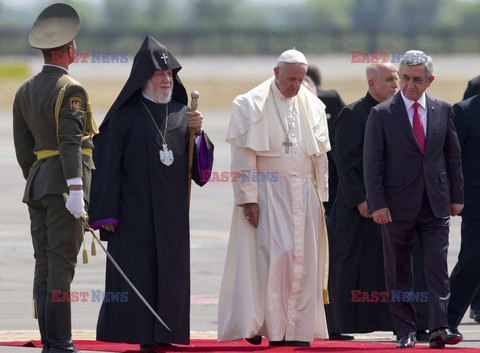 Papiez Franciszek w Armenii