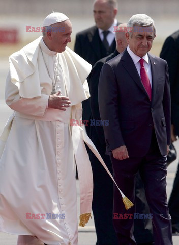 Papiez Franciszek w Armenii