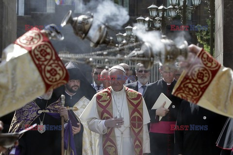 Papiez Franciszek w Armenii