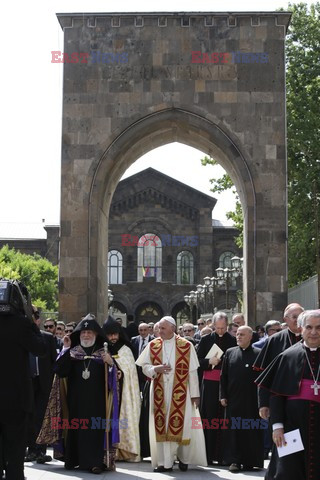 Papiez Franciszek w Armenii