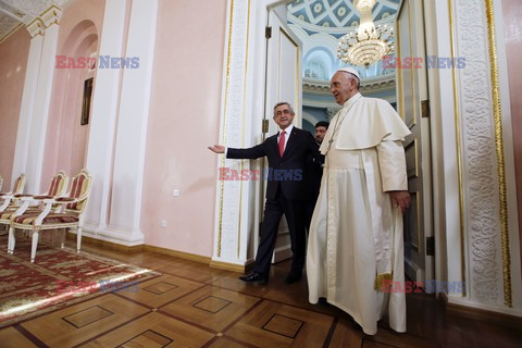 Papiez Franciszek w Armenii