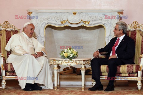 Papiez Franciszek w Armenii