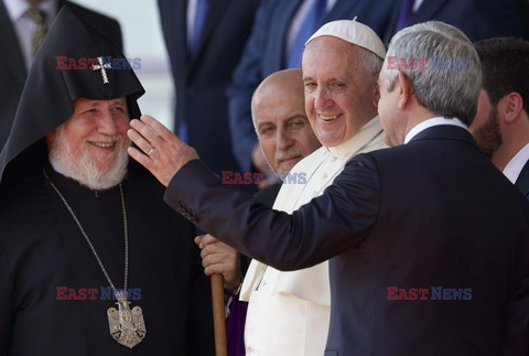 Papiez Franciszek w Armenii