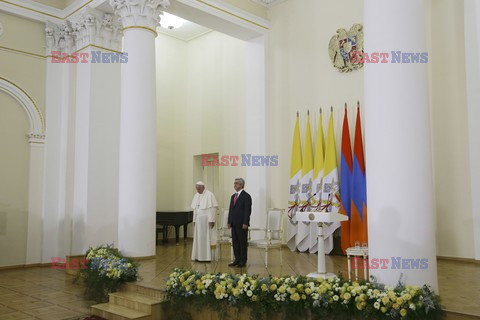 Papiez Franciszek w Armenii