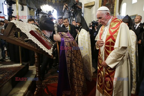 Papiez Franciszek w Armenii