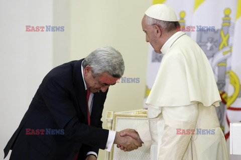 Papiez Franciszek w Armenii