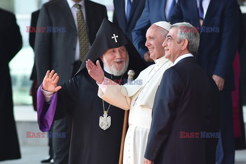 Papiez Franciszek w Armenii