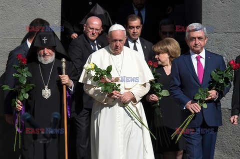 Papiez Franciszek w Armenii