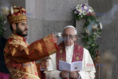 Papiez Franciszek w Armenii