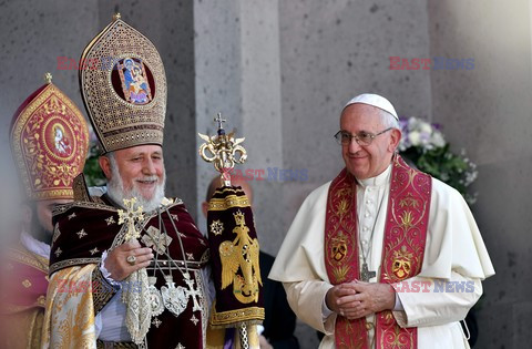 Papiez Franciszek w Armenii