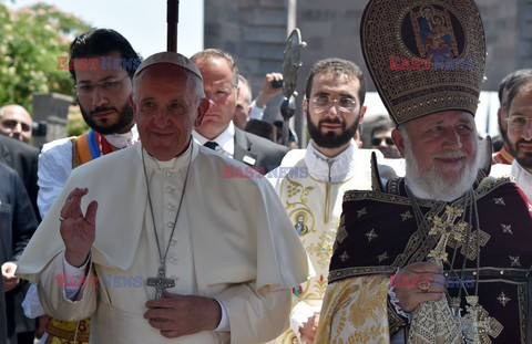 Papiez Franciszek w Armenii