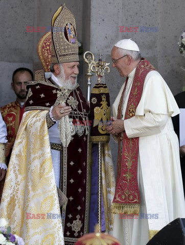 Papiez Franciszek w Armenii