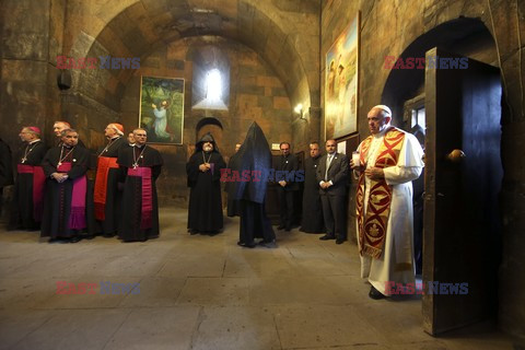 Papiez Franciszek w Armenii