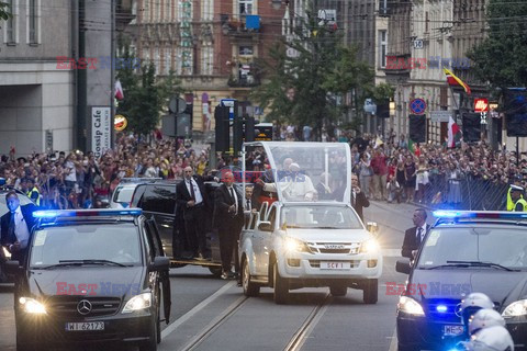 ŚDM 2016 - przejazd