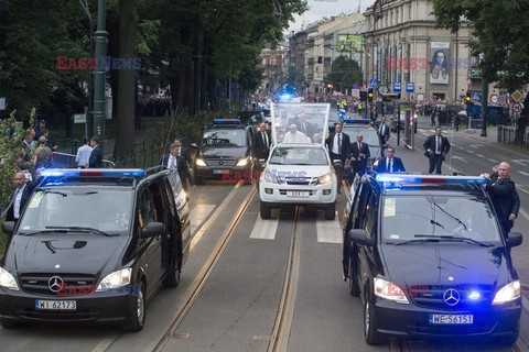 ŚDM 2016 - przejazd