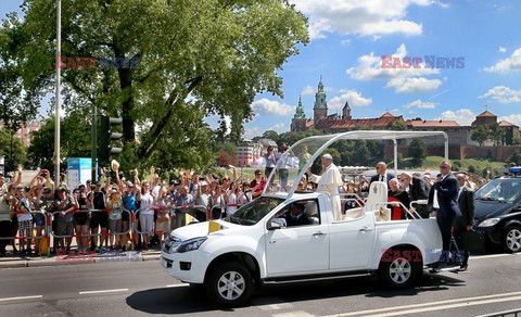 ŚDM 2016 - przejazd