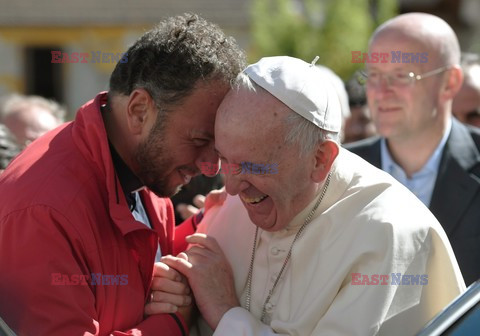 Spontaniczna wizyta Papieża Franciszka w Amatrice i Accumoli