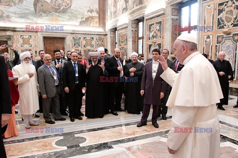 Papież Franciszek spotyka się z przedstawicielami różnych religii