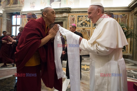 Papież Franciszek spotyka się z przedstawicielami różnych religii