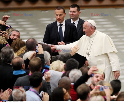 Bezdomni na audiencji u papieża Franciszka