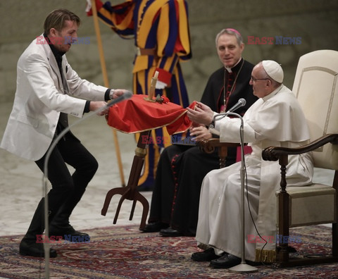 Cyrkowcy u papieża Franciszka