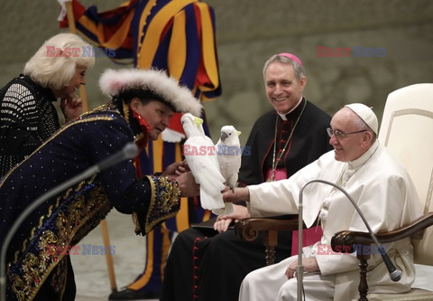 Cyrkowcy u papieża Franciszka