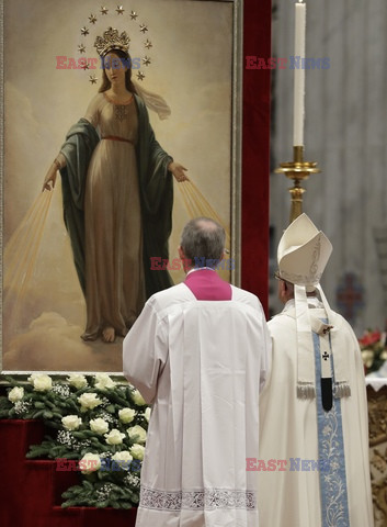 Papież Franciszek odprawił mszę w Nowy Rok