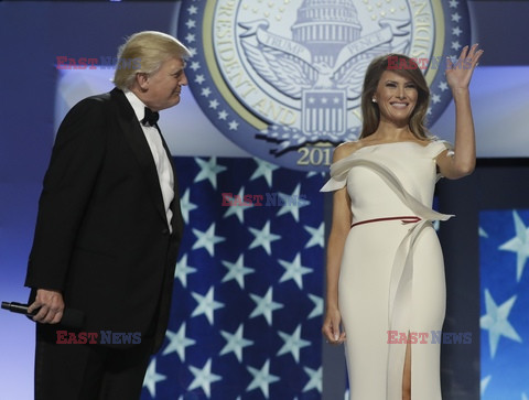 Prezydent Trump z rodziną na balach inauguracyjnych