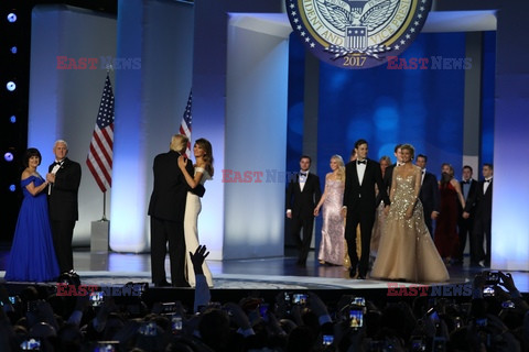 Prezydent Trump z rodziną na balach inauguracyjnych