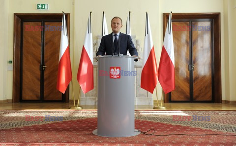 Konferencja prasowa Donalda Tuska