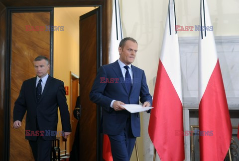 Konferencja prasowa Donalda Tuska