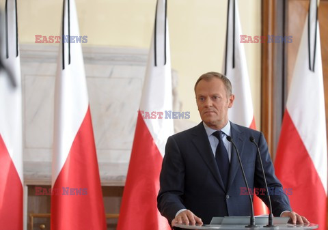 Konferencja prasowa Donalda Tuska