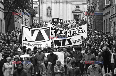 Strajki i demonstracje Solidarności