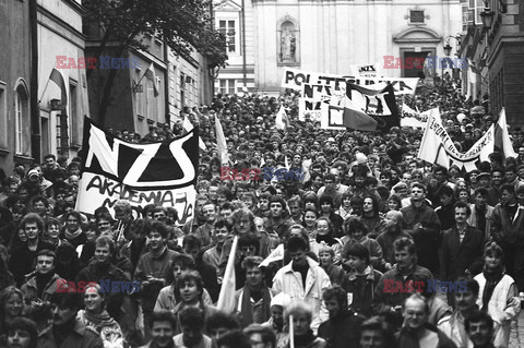 Strajki i demonstracje Solidarności