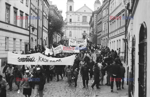 Strajki i demonstracje Solidarności