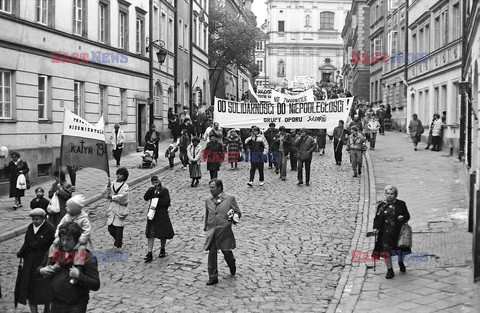 Strajki i demonstracje Solidarności