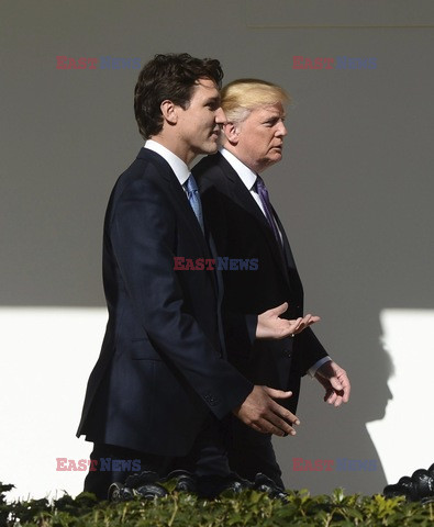 Premier Kanady Justin Trudeau z wizytą w Waszyngtonie