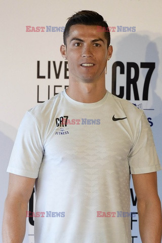 Cristiano Ronaldo na prezentacji CR7 Crunch Fitness