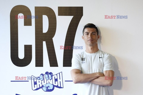 Cristiano Ronaldo na prezentacji CR7 Crunch Fitness