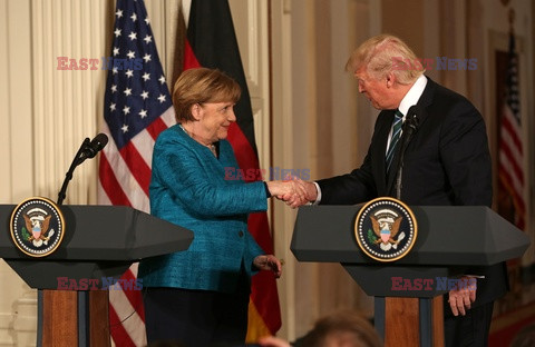 Angela Merkel w Białym Domu