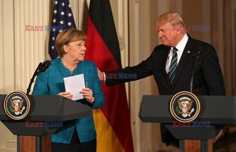 Angela Merkel w Białym Domu