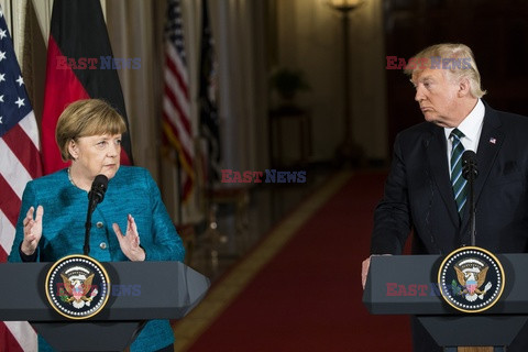 Angela Merkel w Białym Domu