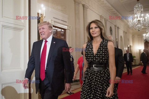 Prezydent Donald Trump spotkał się z żolnierzami podczas Wounded Warrior Project Soldier Ride