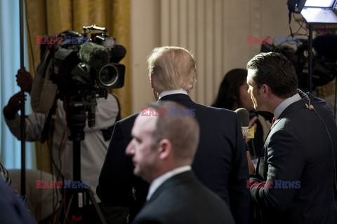 Prezydent Donald Trump spotkał się z żolnierzami podczas Wounded Warrior Project Soldier Ride