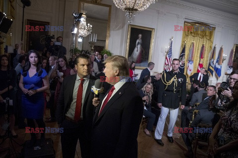 Prezydent Donald Trump spotkał się z żolnierzami podczas Wounded Warrior Project Soldier Ride