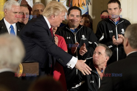 Prezydent Donald Trump spotkał się z żolnierzami podczas Wounded Warrior Project Soldier Ride