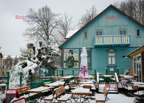 Zima wrocila do Krynicy Zdrój