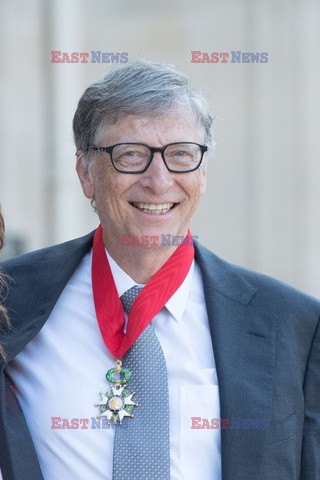 Bill Gates i Melinda Gates zostali uhonorowanio medalem Legii Honorowej