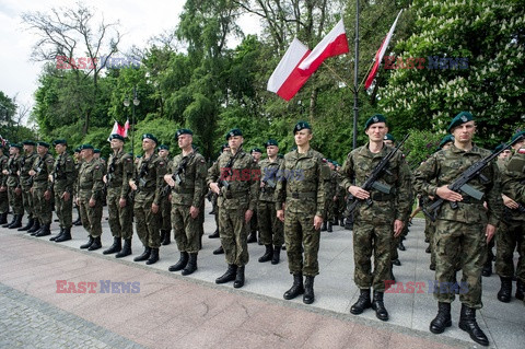 Pierwsze przysięgi żołnierzy Wojsk Obrony Terytorialnej