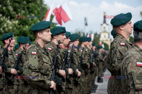 Pierwsze przysięgi żołnierzy Wojsk Obrony Terytorialnej